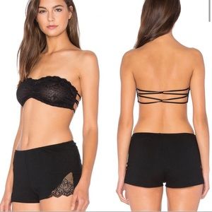 Free people strapless bralette